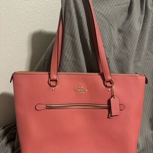 Coach Coral Pink Tote Bag